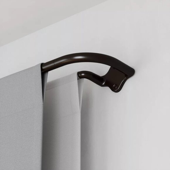 Loft by Umbra Bronze Finish Dual Bar Expandable Curtain Rod 48" to 88" Lengths - Picture 1 of 7